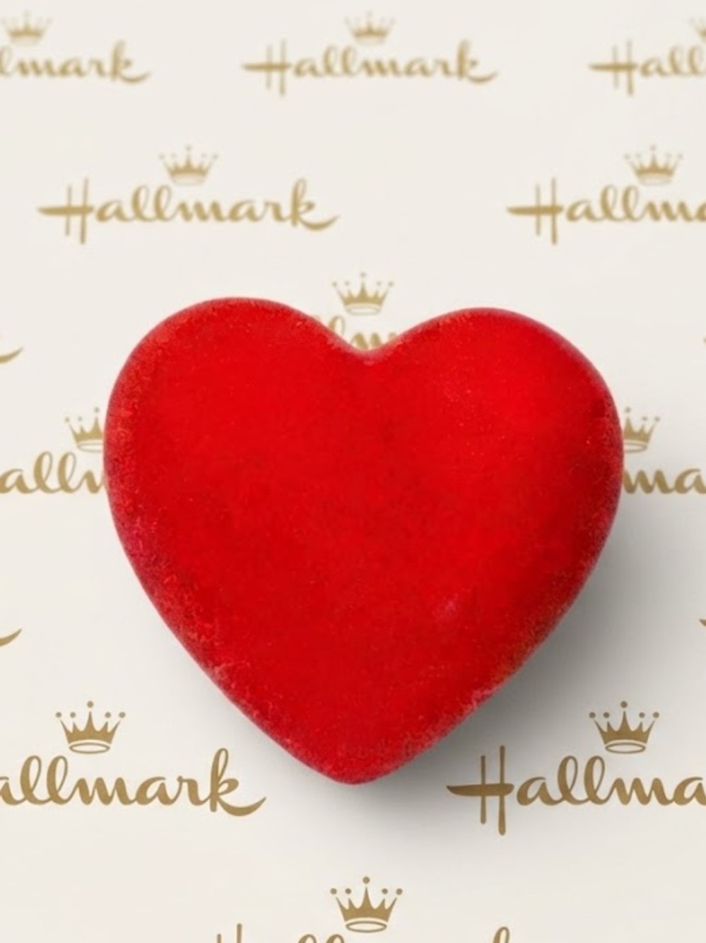 Vintage authentic 1985 Hallmark Red Heart-Shaped pin